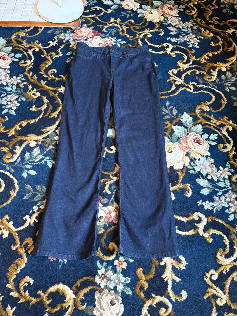 Talbots Navy Flare-Leg Jeans‎